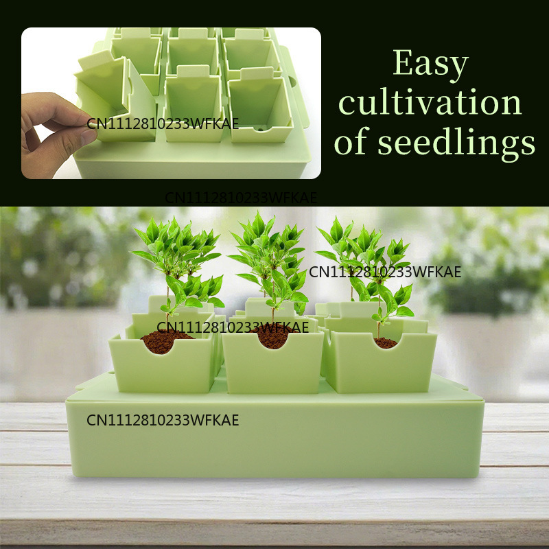 Seed Starter Trays - Nieuw model, zaaibak voor buiten, Jiugongge