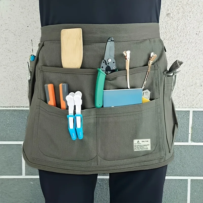 Gardening Tools Cartoon - 1 stuks multi-pocket canvas gereedschapsschort voor