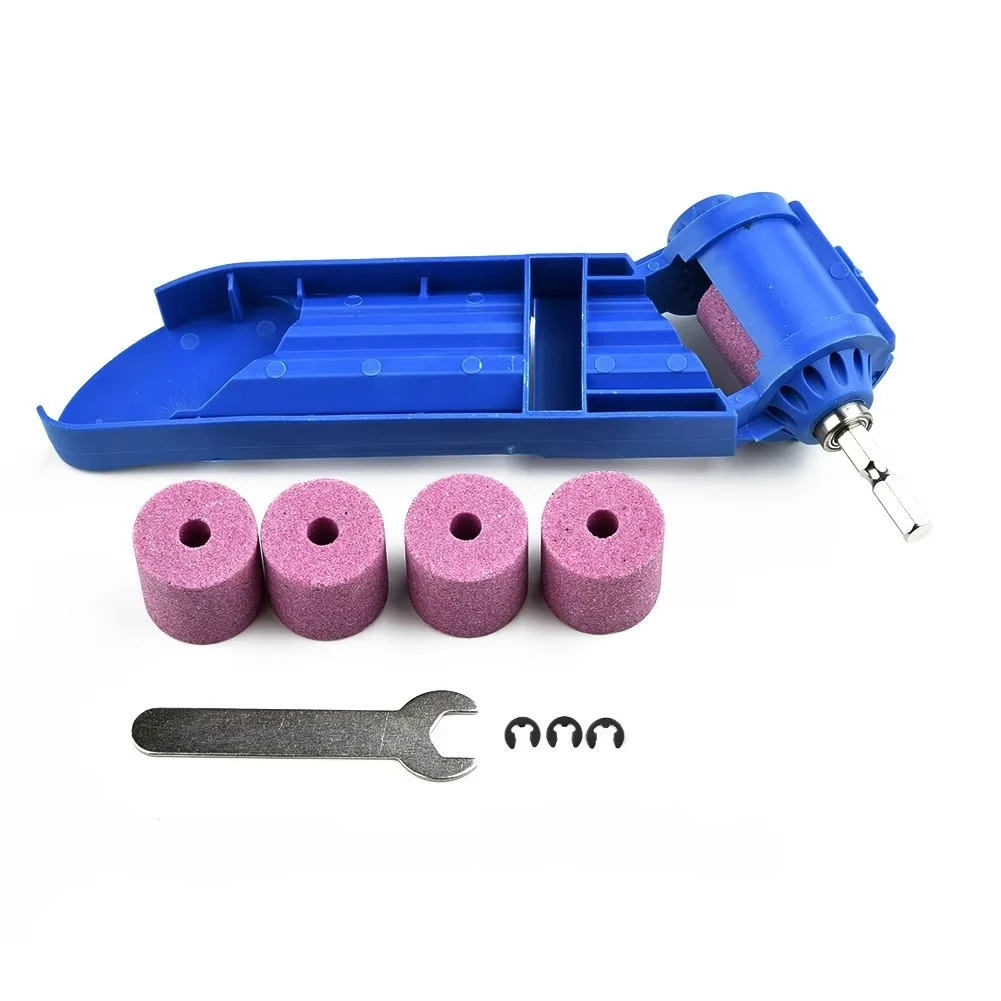 Gardening Tools Kit For Home Garden - Draagbare boorbitslijperset met sleutel, corundumslijpschijf, molenslijpsteen,