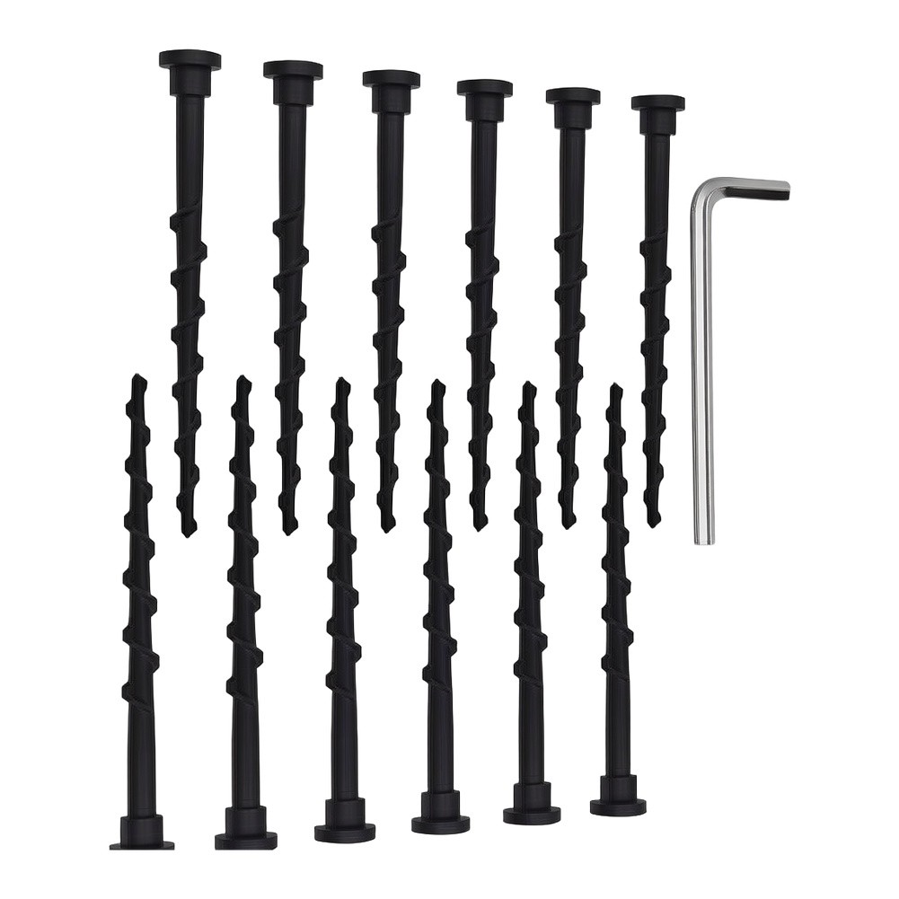 Gardening Tools Toolstation - 12-pack grondschroeven 14 cm zeskantsleutel lange