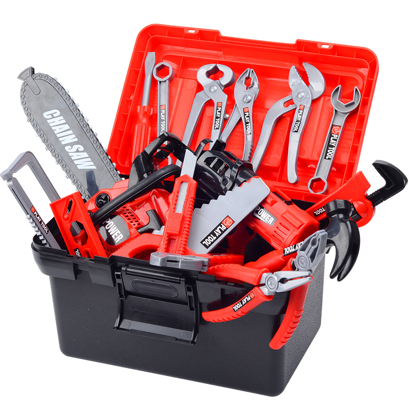 Gardening Tools Set Gift - Kindergereedschapset, speelgoedboormachine, schroevendraaier, gereedschapskist, rollenspel bouwset,