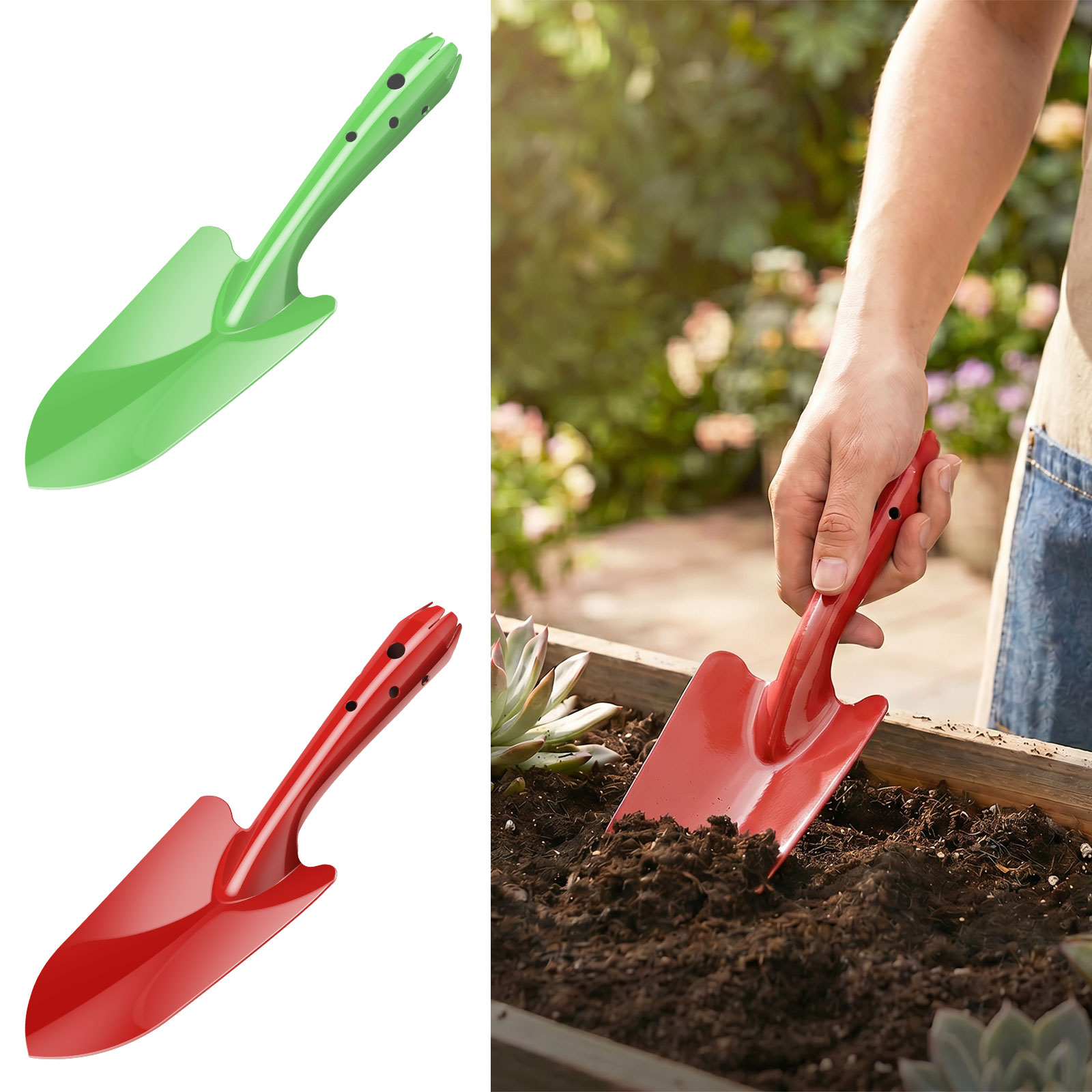 Gardening Tools Trowel - Tuinschepje Roestbestendig metalen tuinschep Klein tuingereedschap