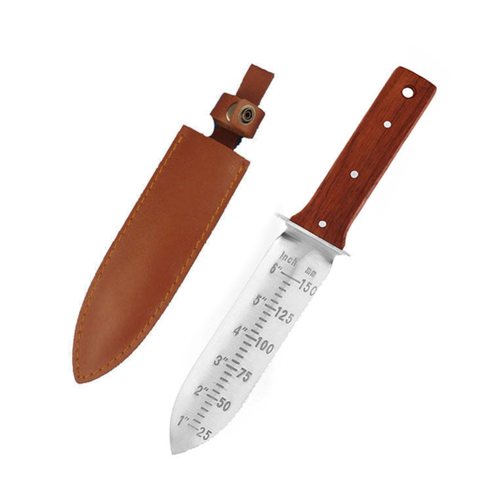 Gardening Tools Knife - 1pc professioneel Hori-tuinmes met lederen schede,
