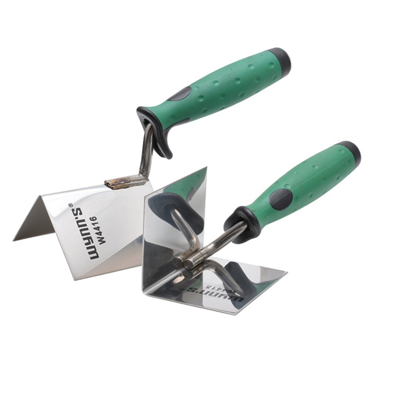 Gardening Tools Trowel - Hoekgereedschap, roestvrijstalen gipsplaatmes met binnen- en
