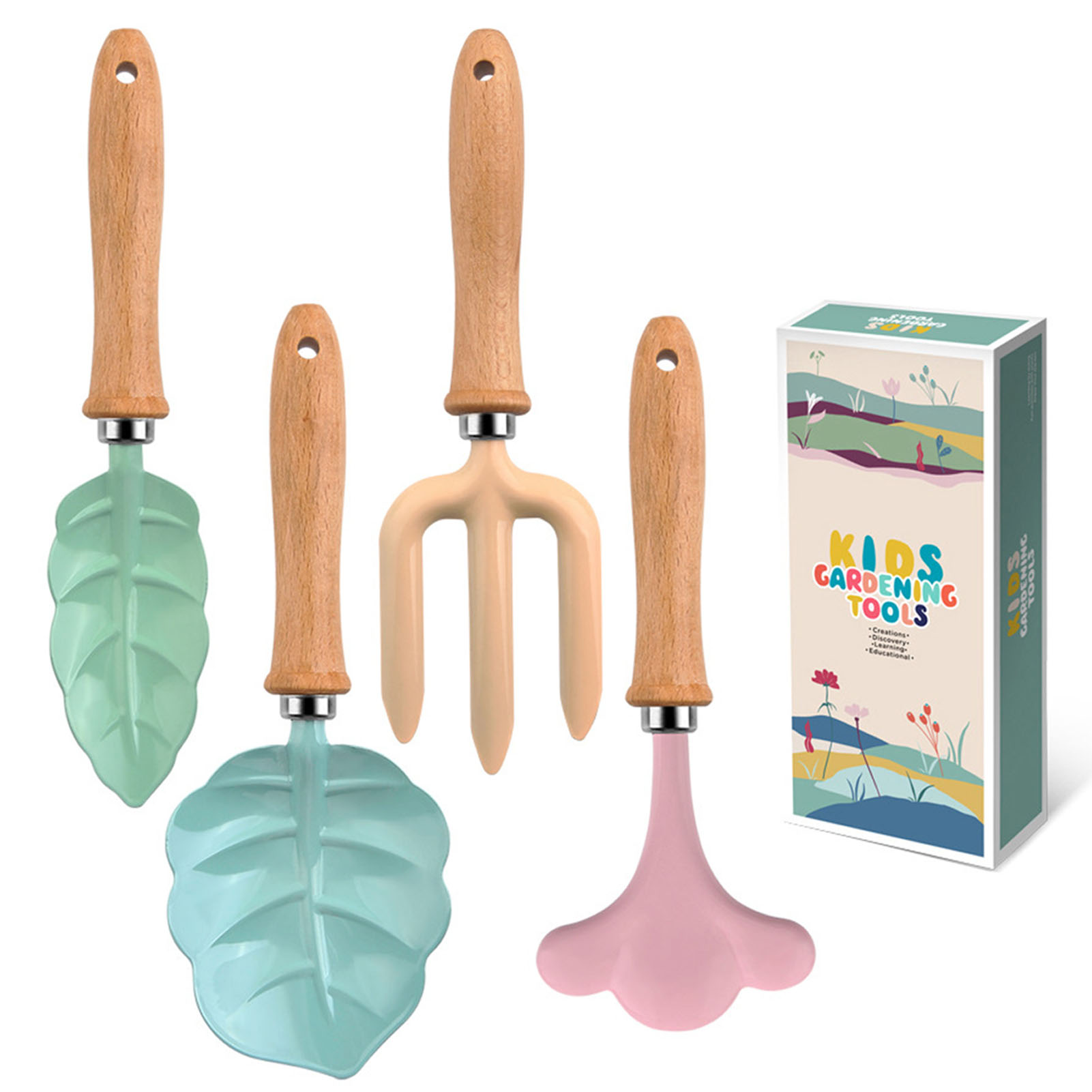 Gardening Tools Set Gift - Kleine Tuinman Gereedschapset Kleurrijk Veilig Gereedschap