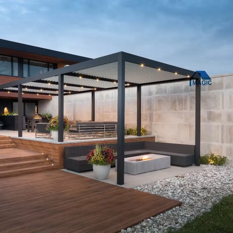 Gardening Tools For Sale - Bioklimatische pergola's van aluminium, met schaduwconstructie,