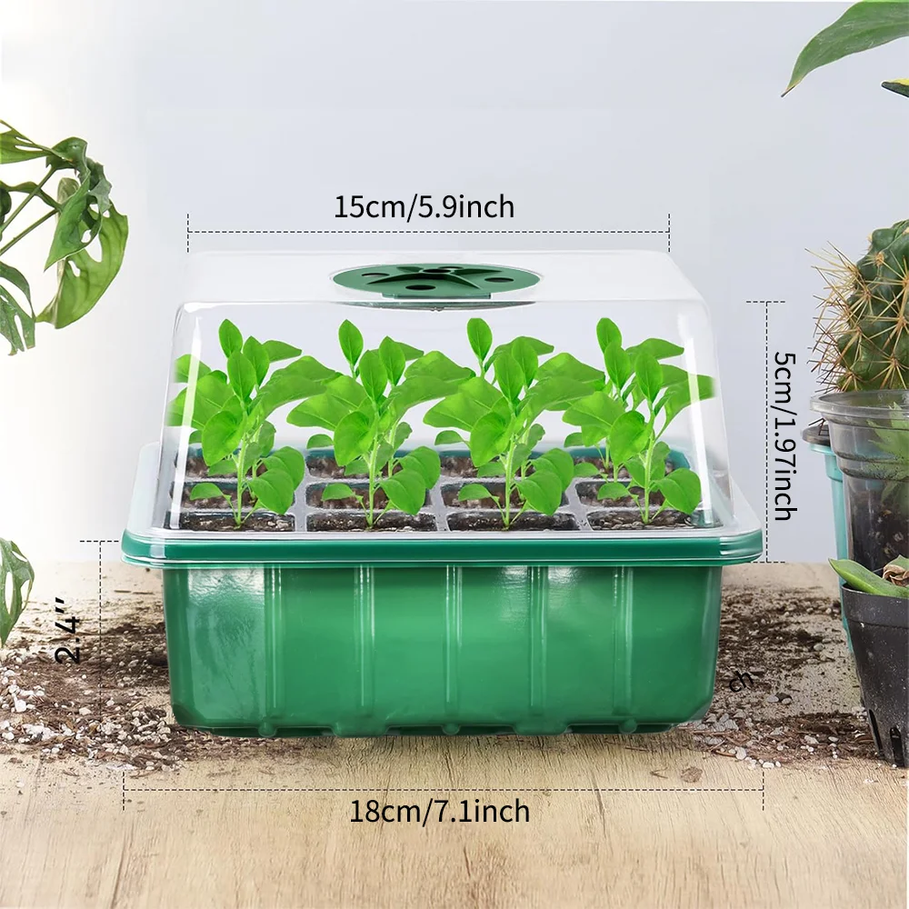 Zaai- en kweekbak met plantenv - Seed Starter Trays recensie en prijs