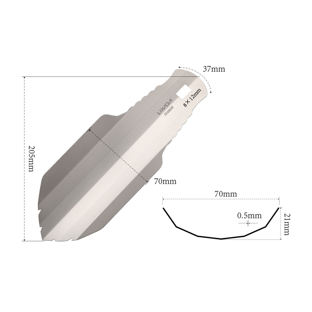 Lixada Titanium Tuin Handschep - Gardening Tools Trowel recensie en prijs