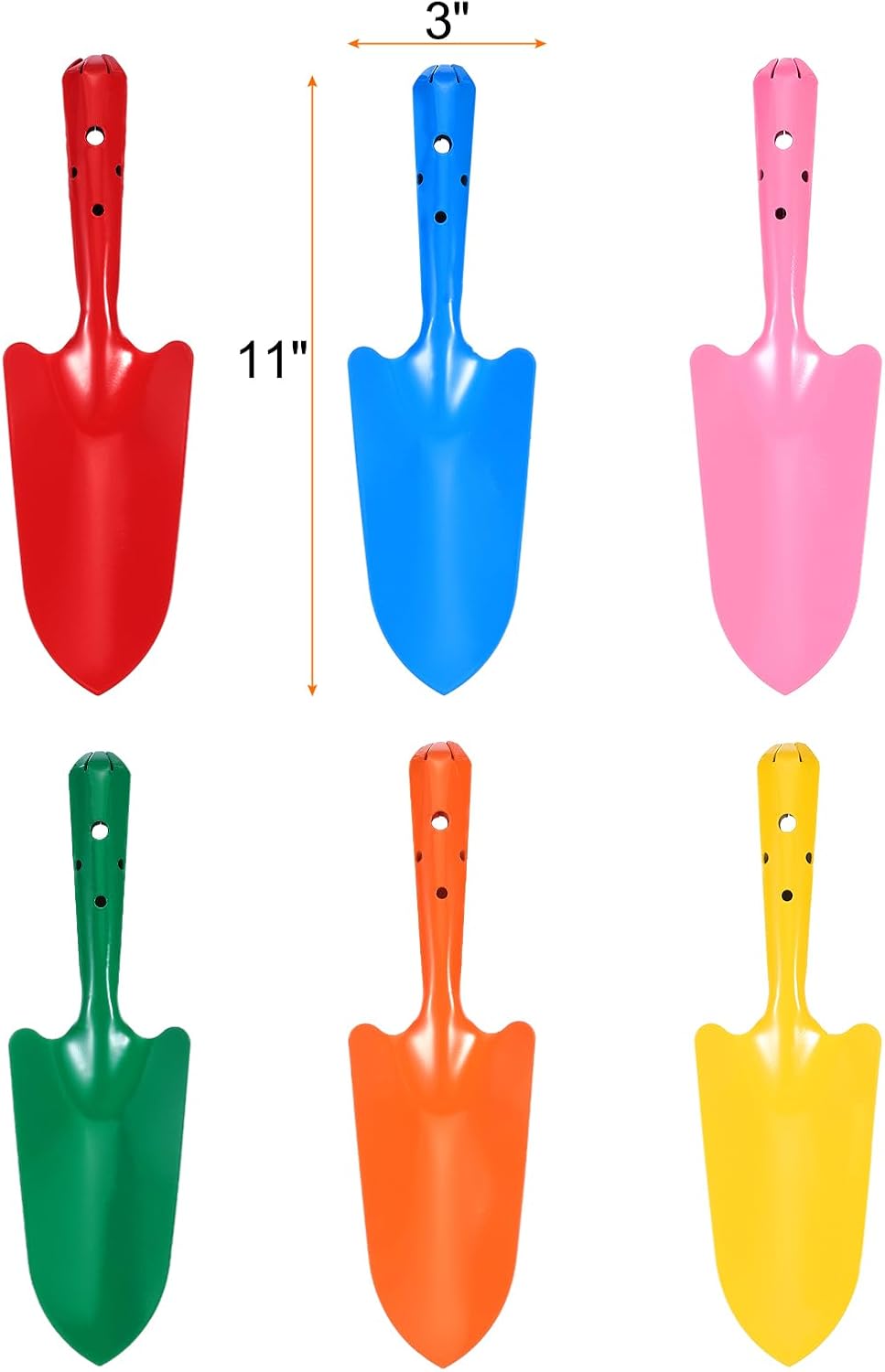 36 stuks Mini Kleurrijke Metal - Gardening Tools Trowel recensie en prijs