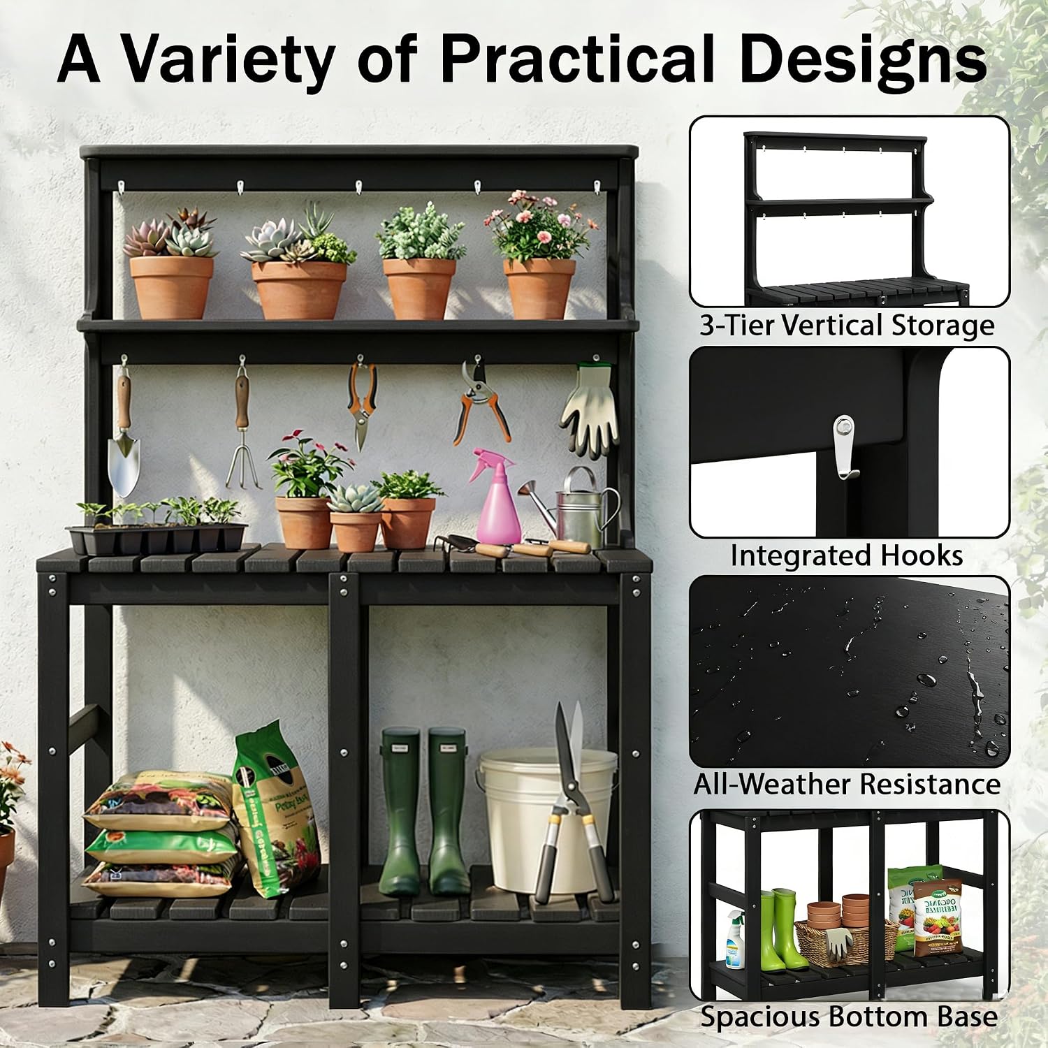 All-weather HDPE plantenbaktaf - Gardening Tools Toolstation recensie en prijs