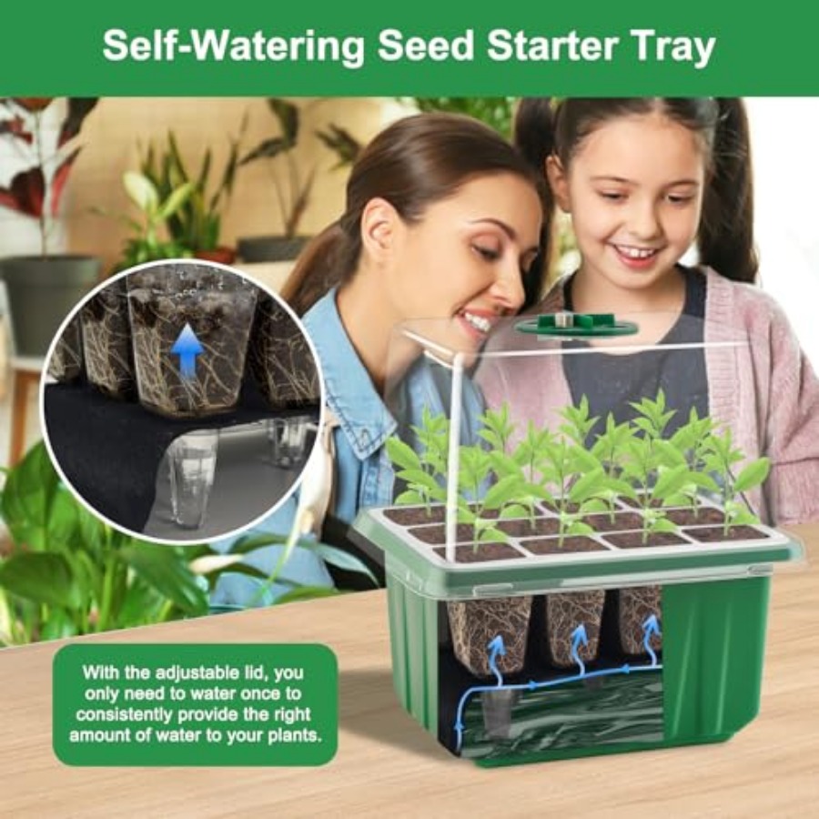 Zaaitray met verlichting, 6-pa - Seed Starter Trays recensie en prijs