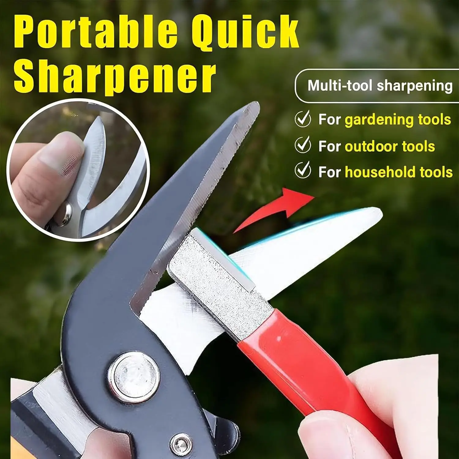 Draagbare snelle slijper, hand - Gardening Tools Knife recensie en prijs