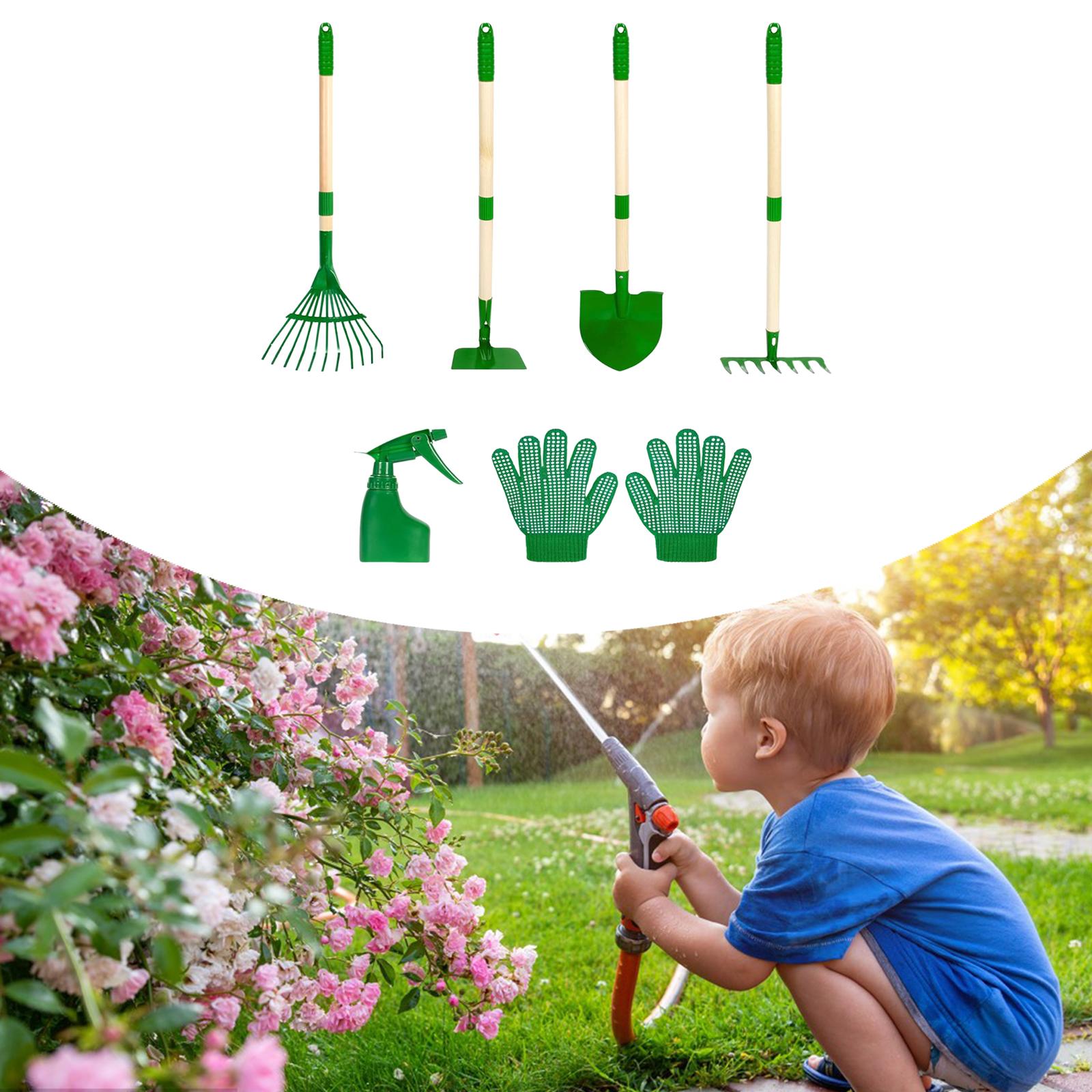 6x Kinderen Tuingereedschap Se - Gardening Tools Set Gift recensie en prijs