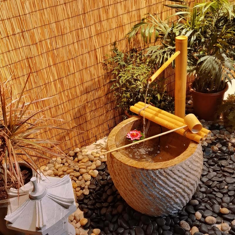 Japanse bamboe Jinglu stenen k - Gardening Hand Tools Japanese recensie en prijs