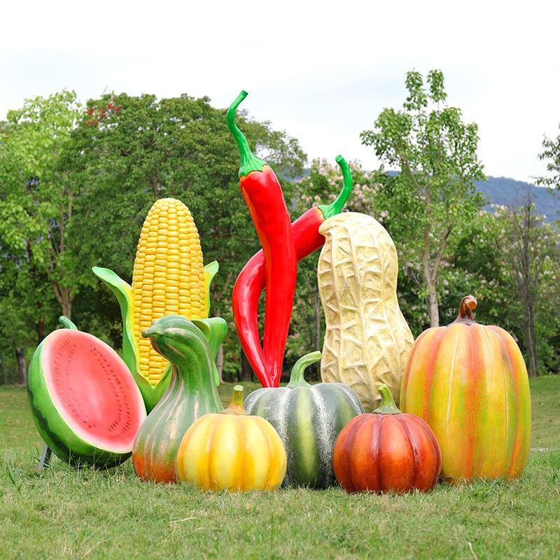 Buitensimulatie fruit sculptuu - Gardening Tools Cartoon recensie en prijs