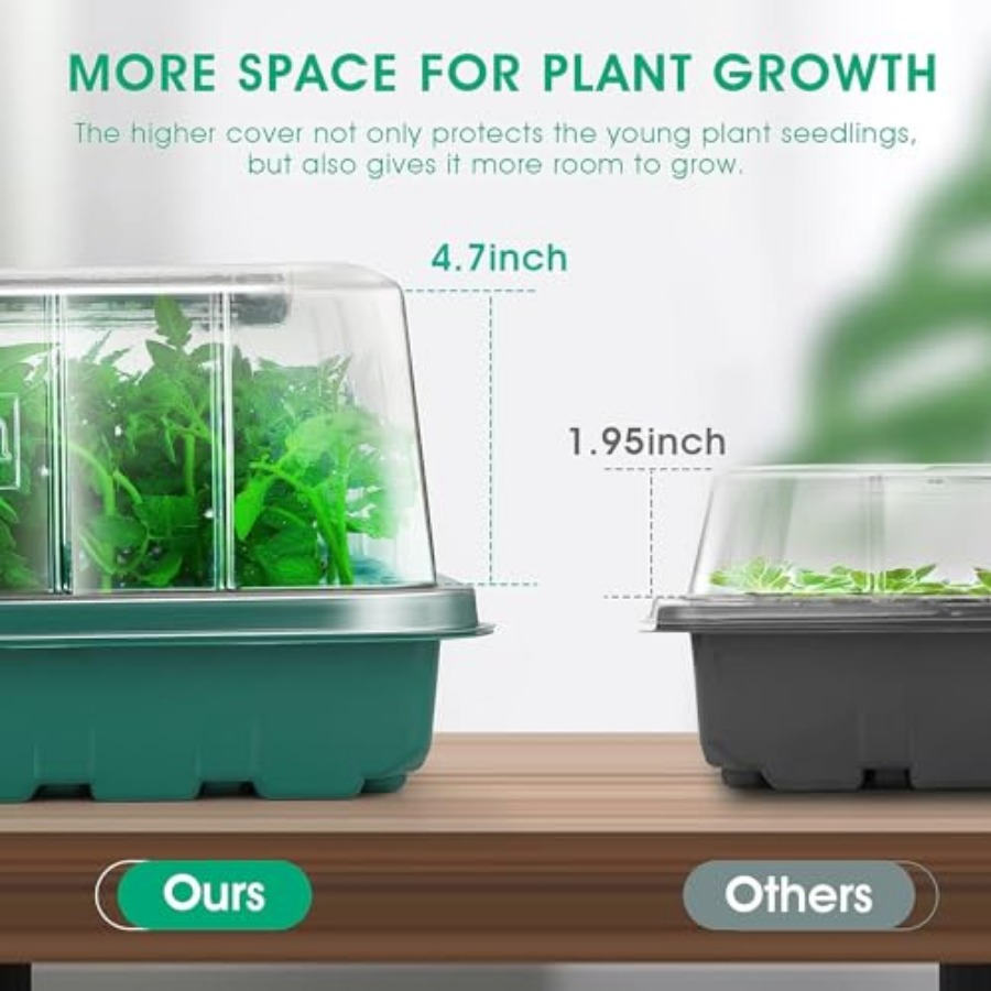 Zaaitray met groeilamp, 192-ce - Seed Starter Trays recensie en prijs