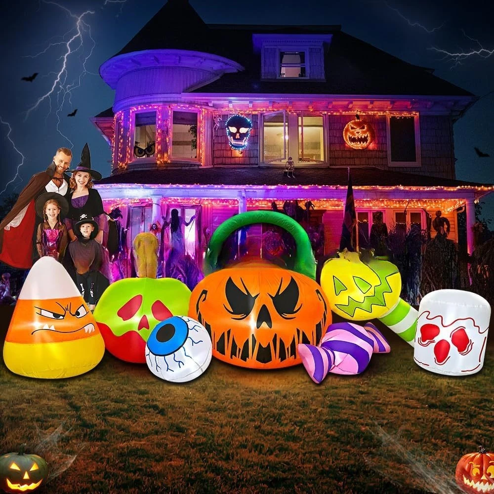 Halloween opblaasbare pompoen  - Gardening Tools Cartoon recensie en prijs
