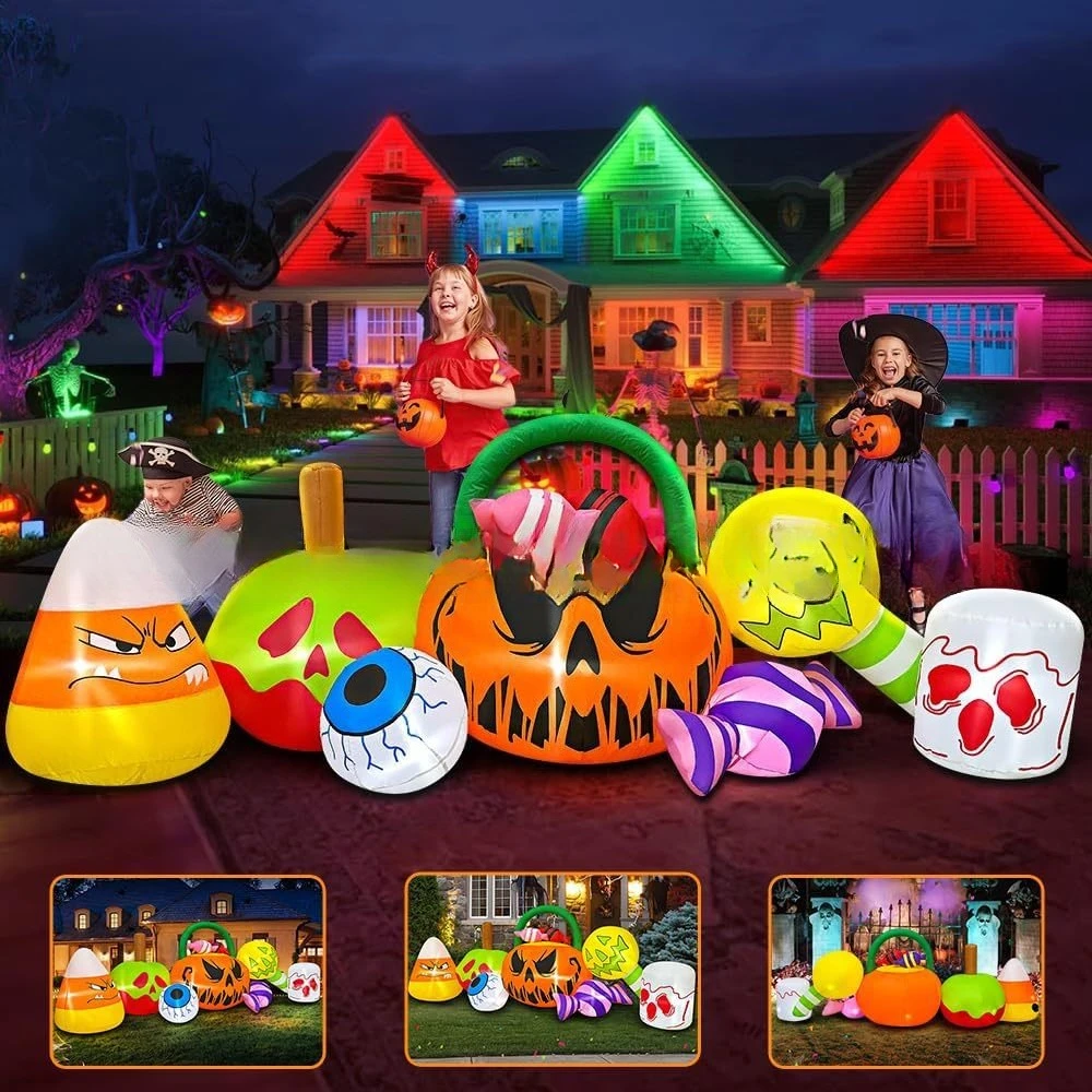 Halloween opblaasbare pompoen  - Gardening Tools Cartoon recensie en prijs