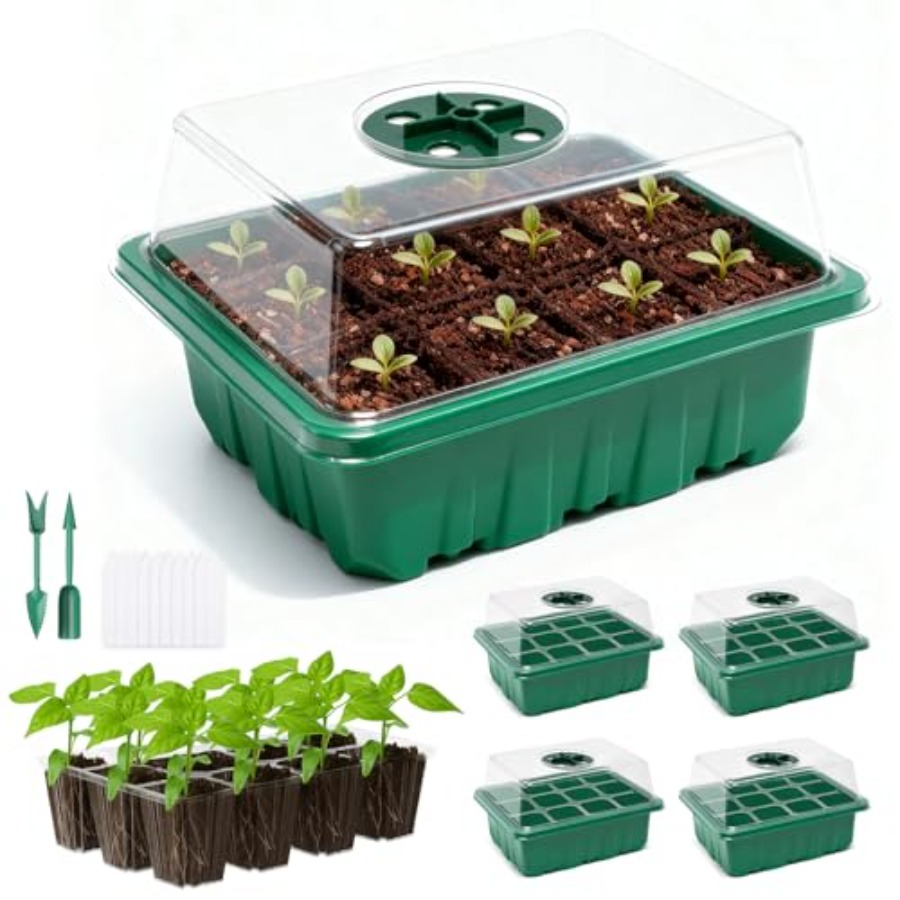 5 pakjes zaadstartbakjes met v - Seed Starter Trays recensie en prijs