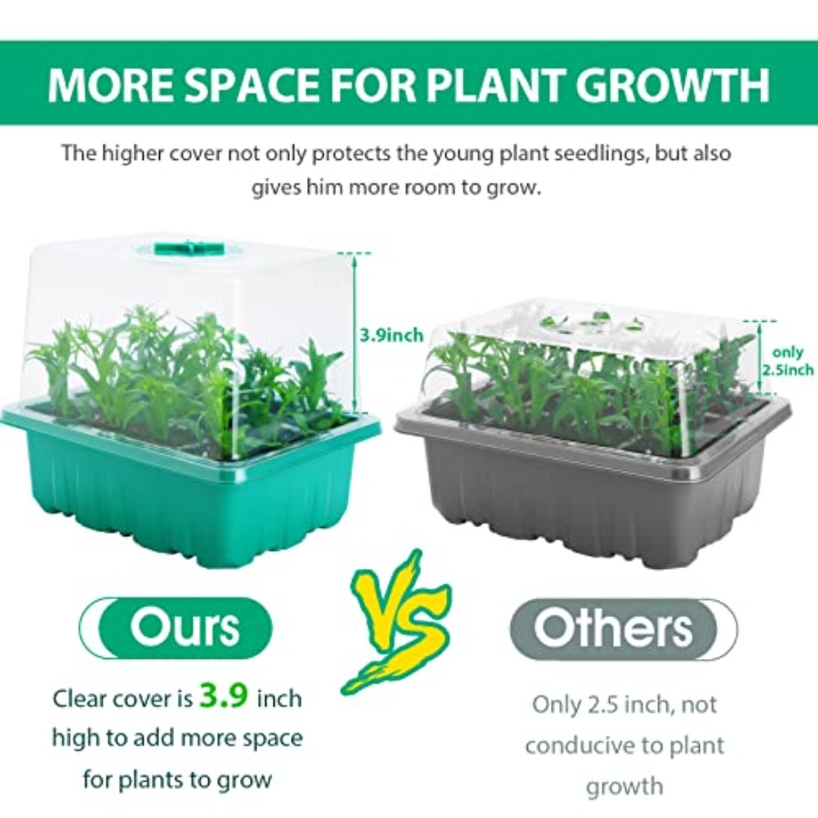 Zaaitray met licht, 6-delige z - Seed Starter Trays recensie en prijs
